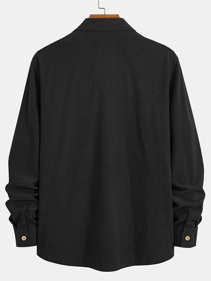 Felipe - Casual corduroy overhemd met knopen