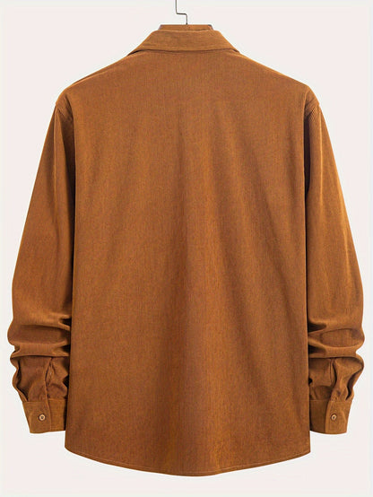 Felipe - Casual corduroy overhemd met knopen